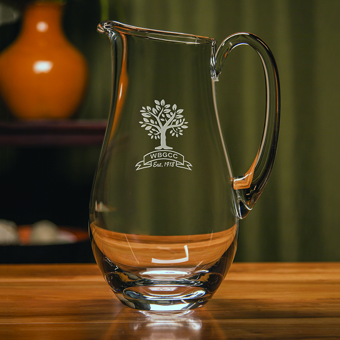 Attractive Glass Serving Pitcher 