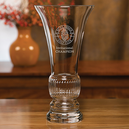 Tournament Cup  Sterling Cut Glass