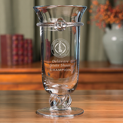 Tournament Cup  Sterling Cut Glass