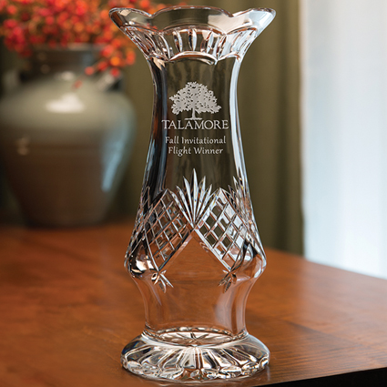 Victory Trophy Cup  Sterling Cut Glass