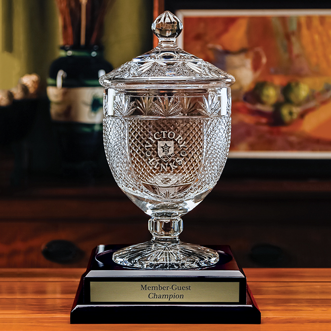 Worthington Lidded Trophy Glass