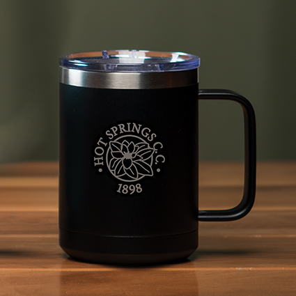 Stylish anthracite thermal travel mug I Blaser