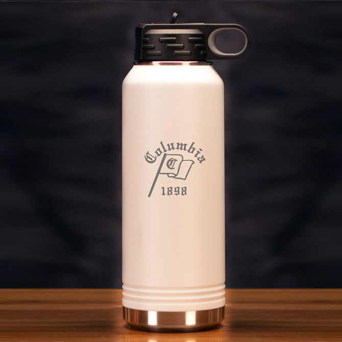 HYDRO FLASK 32 OZ WIDE MOUTH W/ STRAW LID WHITE WATER BOTTLE NEW