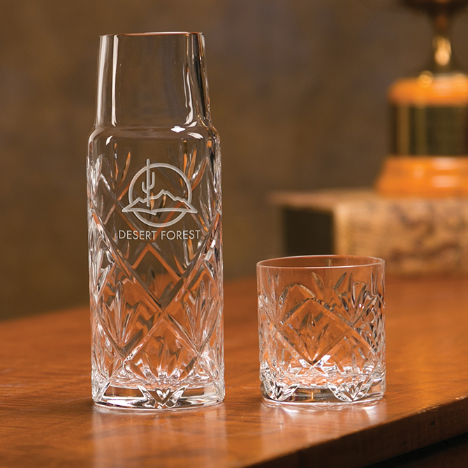 Sterling Cut Glass: Executive Bar Set